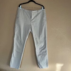 Garnet Hill straight leg all-cotton khaki chino pants